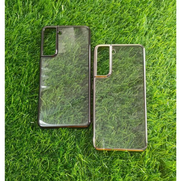 Samsung S21 FE Transparent Chrome PC Hard Cover