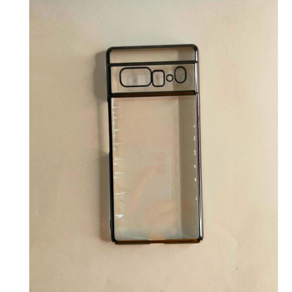 Google Pixel 6 Pro  Transparent Chrome PC Hard Mobile Cover