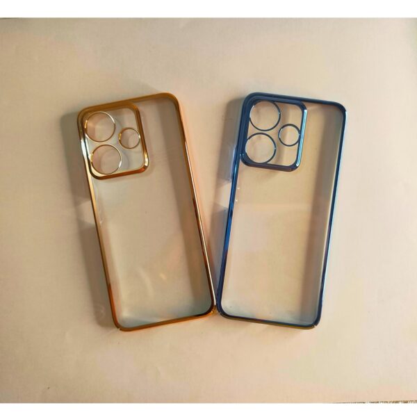 Redmi 13 5G  Transparent Chrome PC Hard Mobile Cover