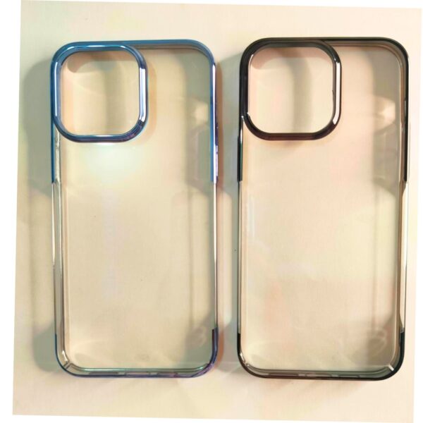 iPhone 14 Pro Max Transparent Chrome PC Hard Cover