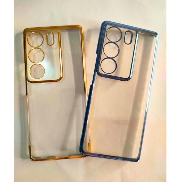 Vivo V29  Transparent Chrome PC Hard Cover