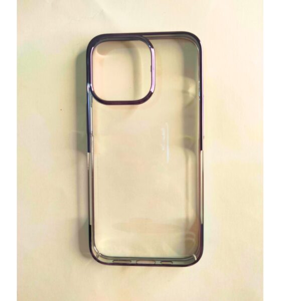 iPhone 13 Pro  Transparent Chrome PC Hard Cover