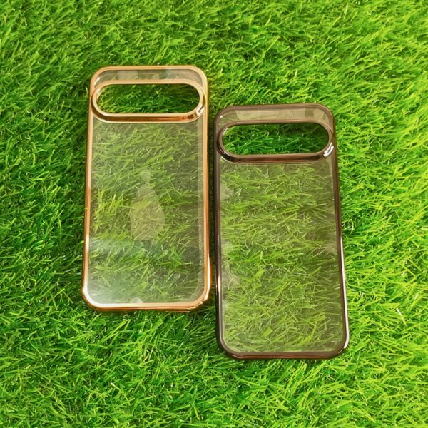 Google Pixel 9 Pro Transparent Chrome PC Hard Mobile Cover
