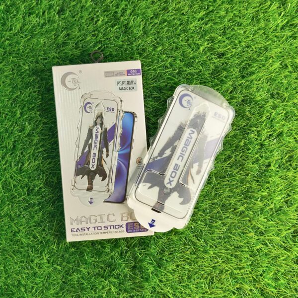 iPhone 13 Clear Tempered Glass With Installation Kit