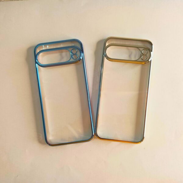Google Pixel 9 Pro XL Transparent Chrome PC Hard Mobile Cover
