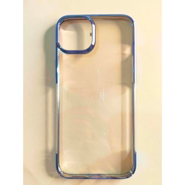 iPhone 15 Plus Transparent Chrome PC Hard Cover
