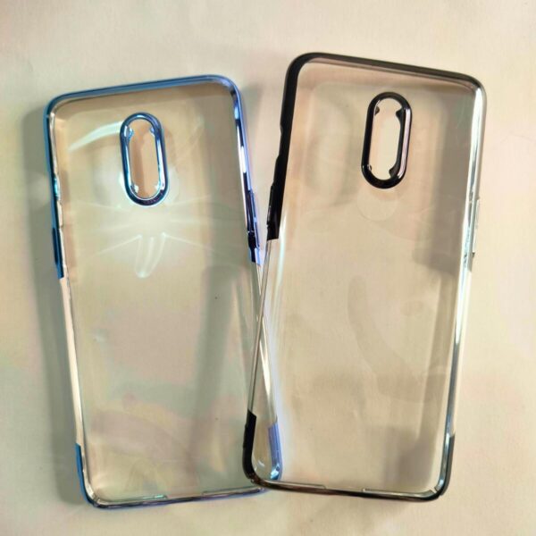 One Plus 7 Transparent Chrome PC Hard Cover