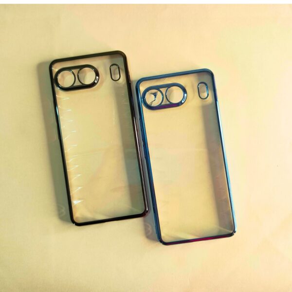 One Plus  Nord 4 Transparent Chrome PC Hard Mobile Cover