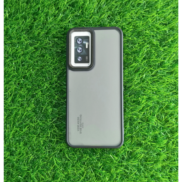 Vivo Y75 Matel Camera Ring Matte Back Cover
