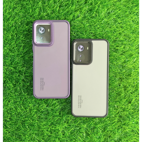 Vivo T2X 5G Matel Camera Ring Matte Back Cover