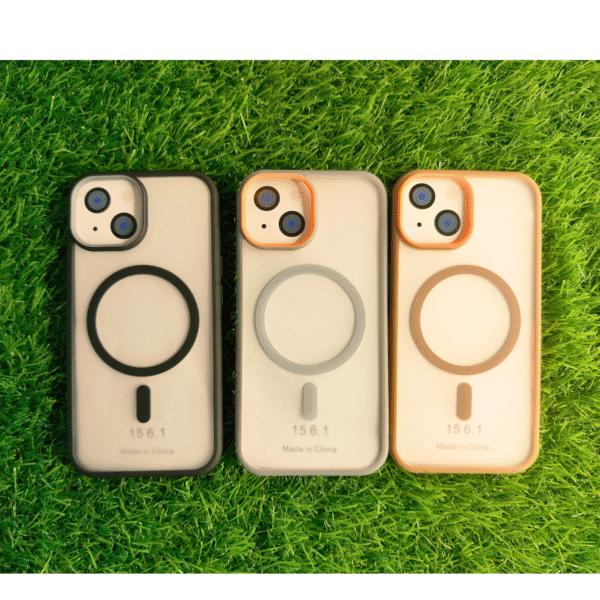 iPhone 15 Magsafe Side Grip Luxury Back Cover