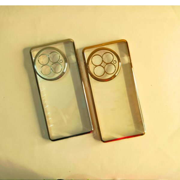 One Plus 13 Transparent Chrome PC Hard Mobile Cover