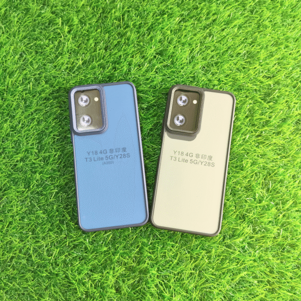 Vivo Y28S Matel Camera Ring Matte Back Cover