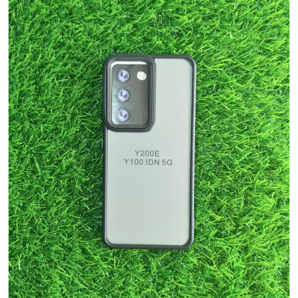 Vivo Y200E Matel Camera Ring Matte Back Cover