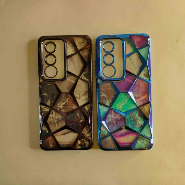 Oppo A3 Pro 3D Diamond Crome Back Cover