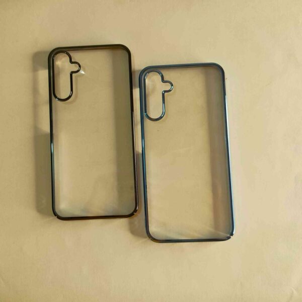 Samsung A15 Transparent Chrome PC Hard Back Cover