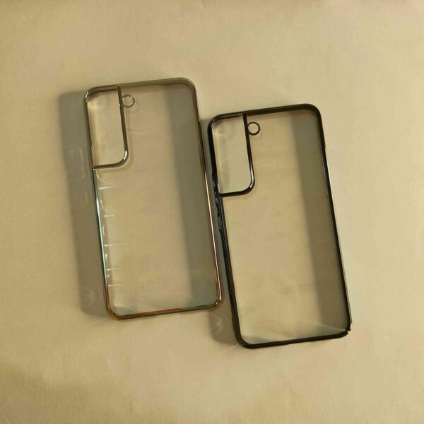 Samsung S22 Transparent Chrome PC Hard Back Cover