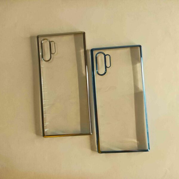 Samsung Note 10 Plus Transparent Chrome PC Hard Back Cover