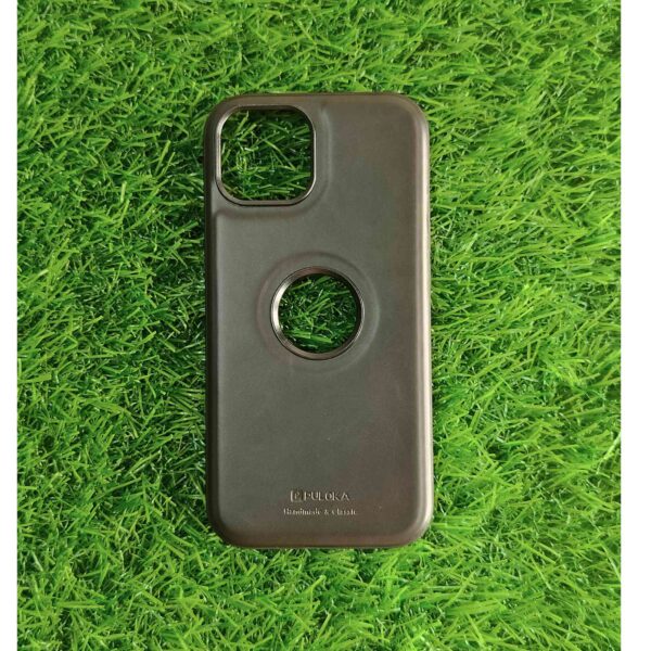 iPhone 15 Premium Puloka Leather Back Cover