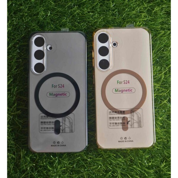 Samsung S24 Clear PC Hard Magsafe Back Cover