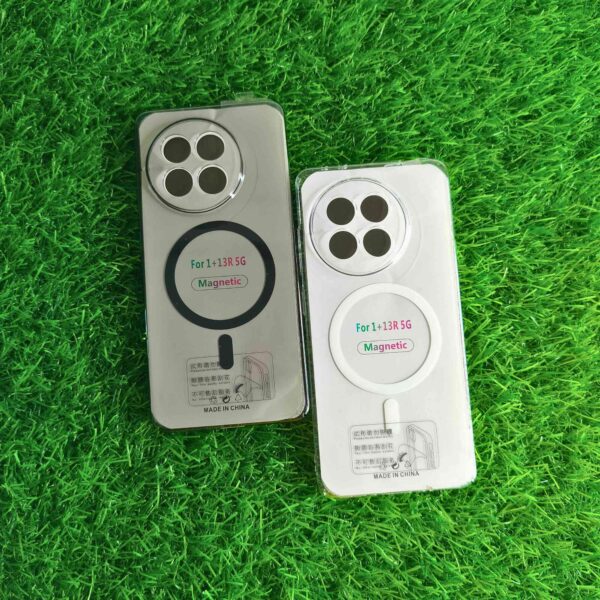 One Plus 13R 5G Clear PC Hard Magsafe Back Cover