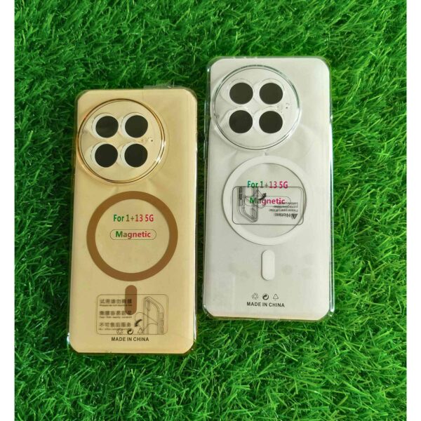 One Plus 13 5G Clear PC Hard Magsafe Back Cover