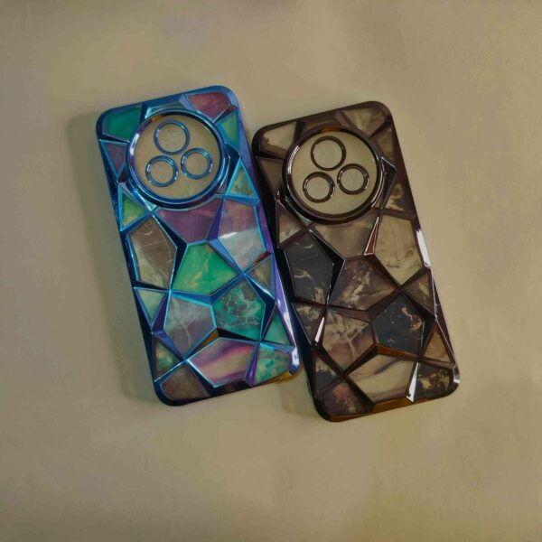 Realme P3 Pro 3D Diamond Crome Back Cover