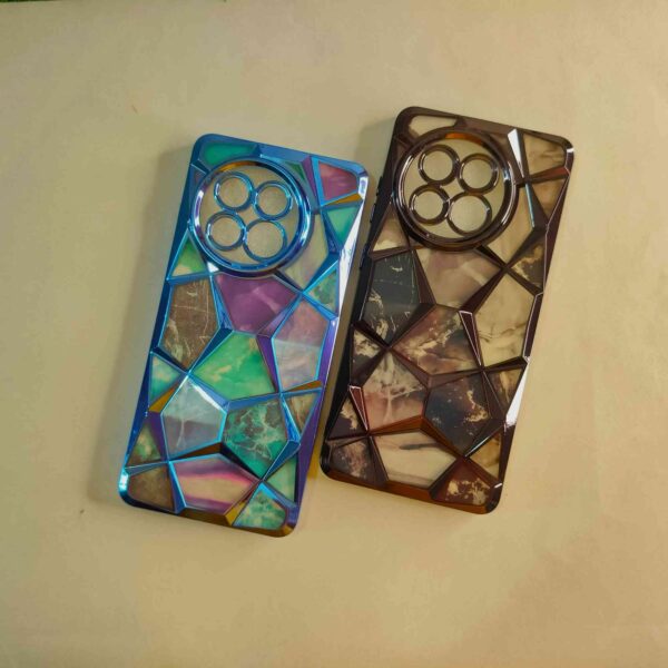 One Plus 13R 3D Diamond Crome Back Cover