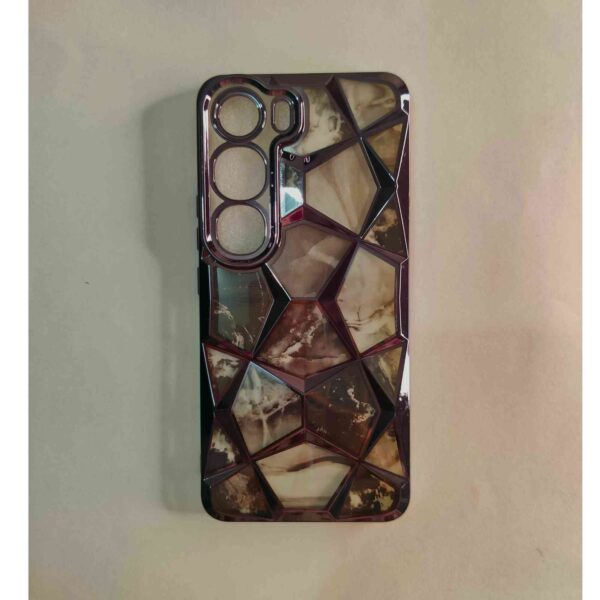 Vivo Y300 5G 3D Diamond Crome Back Cover
