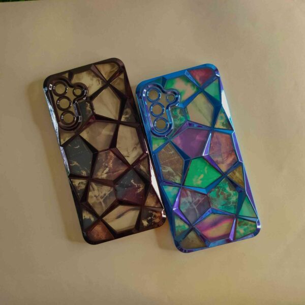 Samsung A56 5G 3D Diamond Crome Back Cover