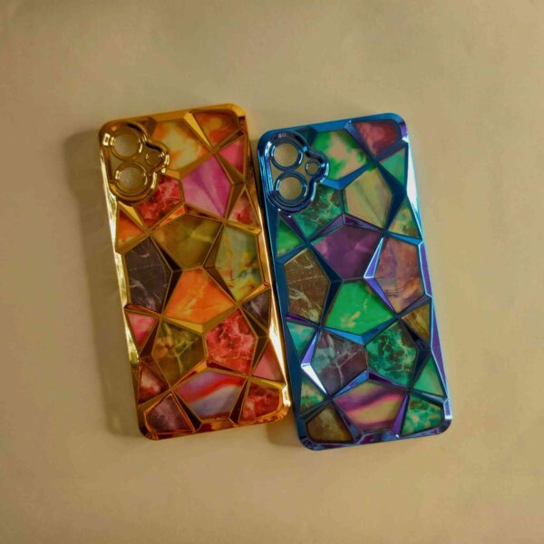 Samsung A06 5G 3D Diamond Crome Back Cover