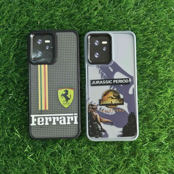 Realme C35 Brand Print Camera Ring Back Cover
