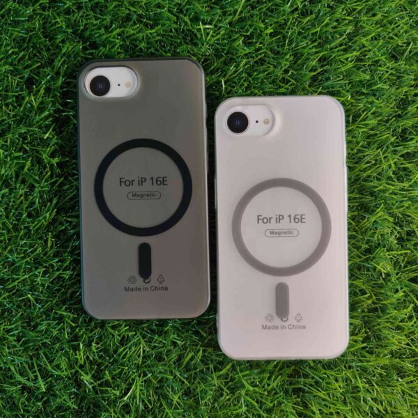 iPhone 16E Matte PC Hard Magsafe Back Cover